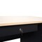 Flash Furniture 30 in D X White Oak, 47.75 in W X GC-M-BLK-173-WHTOAK-GG - alternate 8